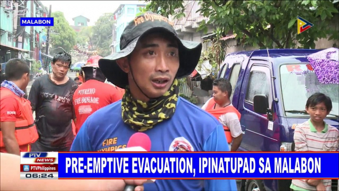 #PTVNEWS: Preemptive evacuation, ipinatupad sa Malabon