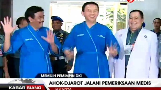 Pasangan Ahok-Djarot Jalani Pemeriksaan Medis