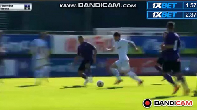 Karamoko Cisse Goal - Fiorentina vs Hellas Verona 1-1 18/07/2018