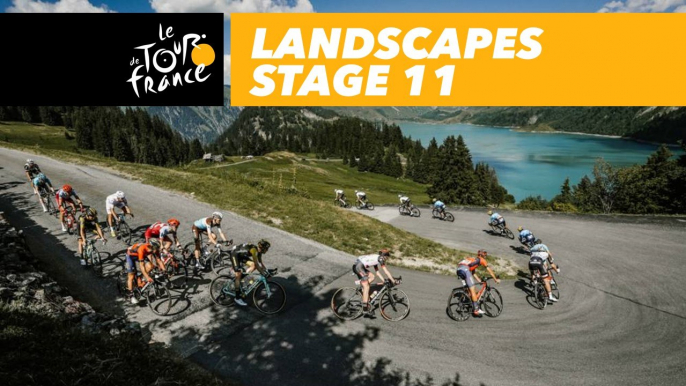 Paysages du jour / Landscapes of the day - Étape 11 / Stage 11 - Tour de France 2018