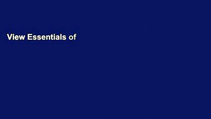 View Essentials of the U.S. Health Care System Ebook Essentials of the U.S. Health Care System Ebook