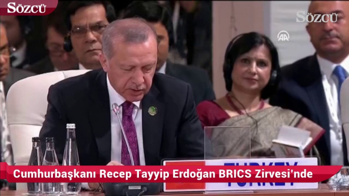 Cumhurbaşkanı Erdoğan BRICS Zirvesi’nde