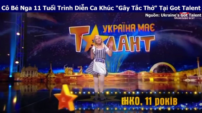 Cô Bé Nga 11 Tuổi Trình Diễn Ca Khúc "Gây Tắc Thở" Tại Got Talent