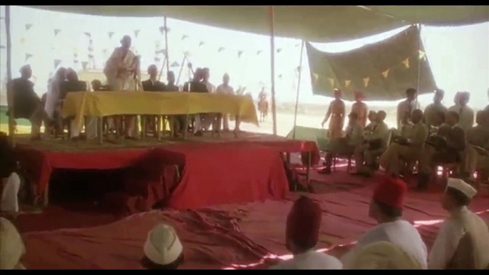 Say Mahatma Gandhi clip -- Jinnah (movie), 1998