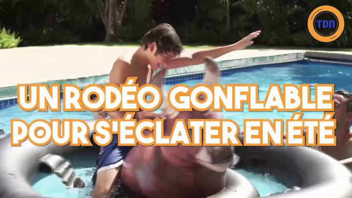 Un rodéo gonflable pour s'éclater à la piscine