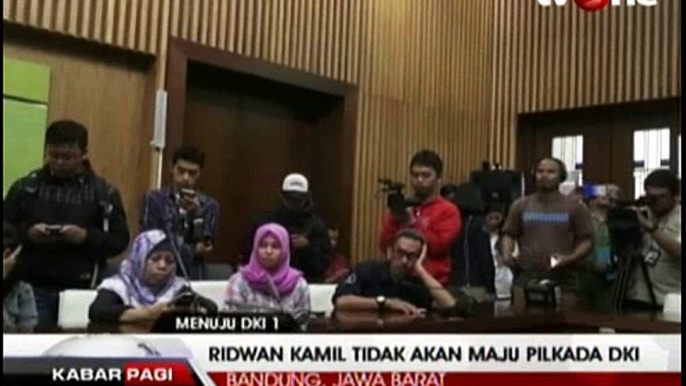 Ridwan Kamil Tak Akan Maju Pilkada DKI Jakarta