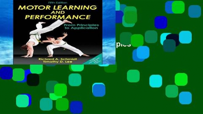 Best seller  Motor Learning and Performance: From Principles to Application  E-book