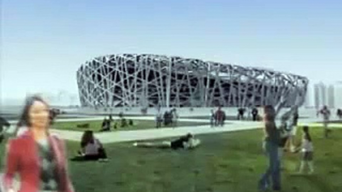 Nido de pájaro Estadio olímpico nacional de china beijing 2008 Olympic  National stadium
