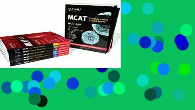 New Releases MCAT Complete 7-Book Subject Review: Online + Book (Kaplan Test Prep)  For Full