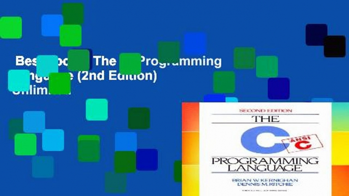 Best ebook  The  C Programming Language (2nd Edition)  Unlimited