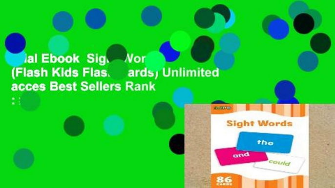 Trial Ebook  Sight Words (Flash Kids Flash Cards) Unlimited acces Best Sellers Rank : #4