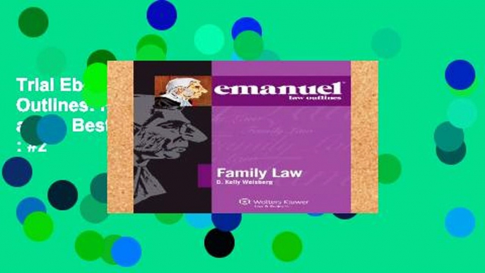 Trial Ebook  Emanuel Law Outlines: Family Law Unlimited acces Best Sellers Rank : #2