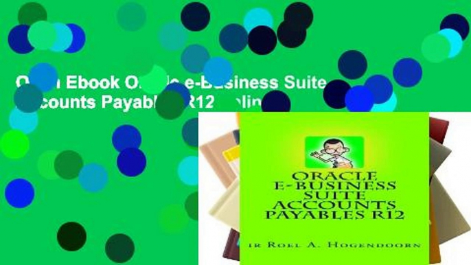 Open Ebook Oracle e-Business Suite Accounts Payables R12 online