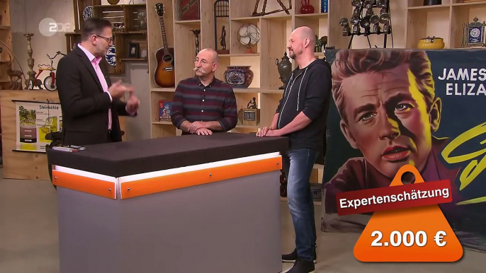 Gigantische Verhandlung! Handgemaltes Banner von 1956 - Bares für Rares vom 25.07.2018 | ZDF