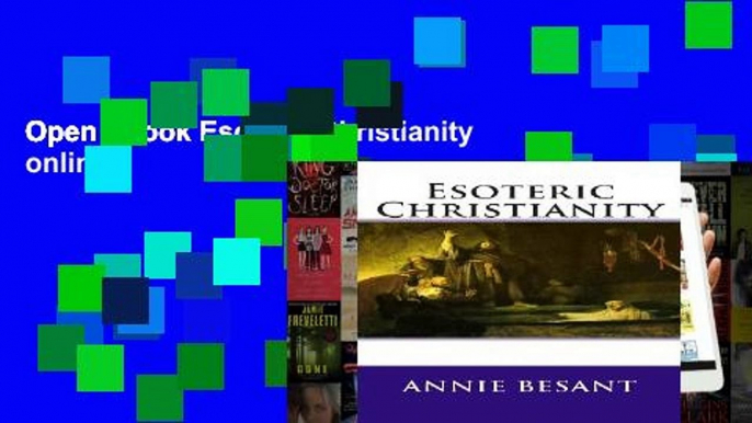 Open Ebook Esoteric Christianity online