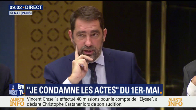 Affaire Benalla: "Vincent Crase n'avait pas de port d'arme selon les informations en ma possession", assure Christophe Castaner