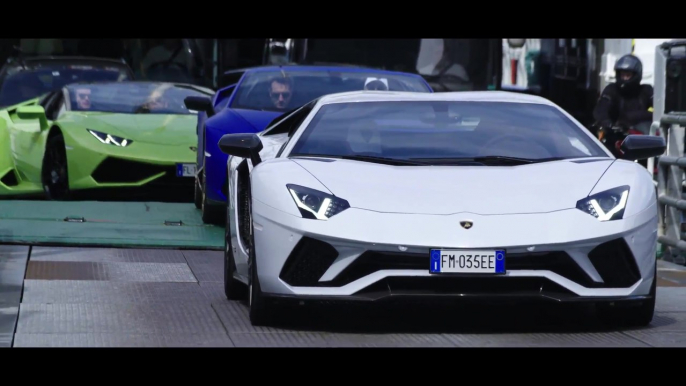 Lamborghini Avventura 2018 - an expedition of Lamborghini super sports cars across the Norwegian fjords