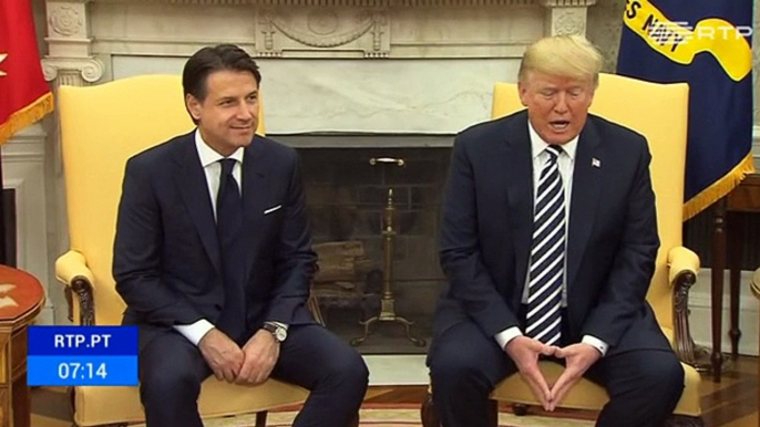 Trump elogia política anti-imigração italiana e urge outros países europeus a seguir o exemplo