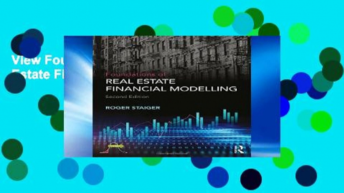 View Foundations of Real Estate Financial Modelling Ebook