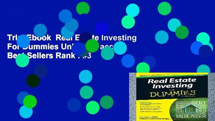 Trial Ebook  Real Estate Investing For Dummies Unlimited acces Best Sellers Rank : #3