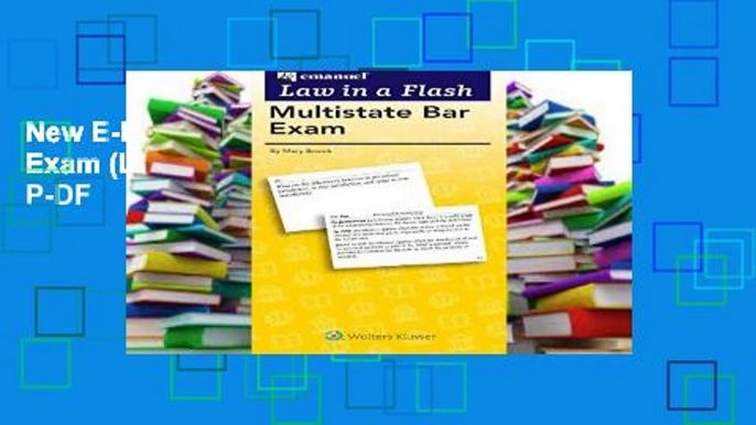 New E-Book Multistate Bar Exam (Law in a Flash) D0nwload P-DF