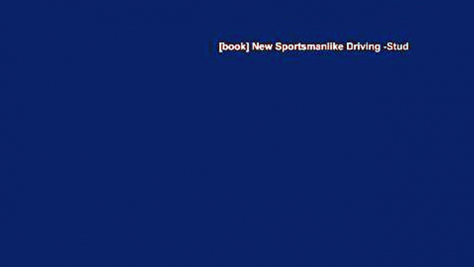 [book] New Sportsmanlike Driving -Stud