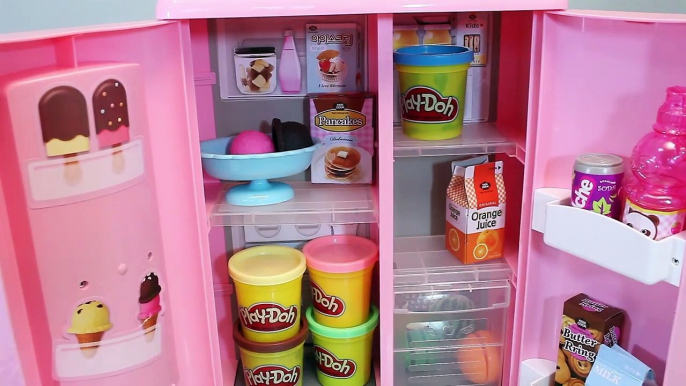 Play Doh Ice Cream Maker Fridge Refrigerator Toy Surprise Eggs Toys