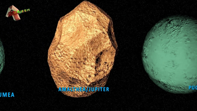 MOONS SIZE COMPARISON! WHAT UNIVERSE LOOKS LIKE?