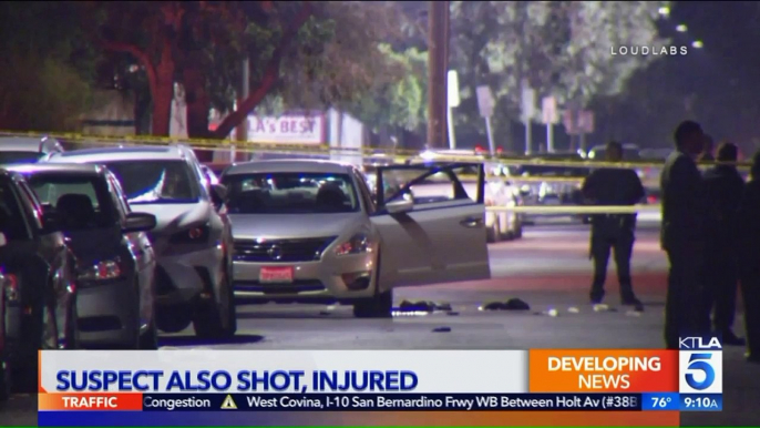 LAPD Officer Recovering After Being Shot During Traffic Stop; Wounded Suspect in Custody