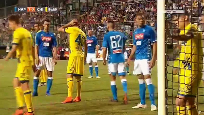 Lorenzo Tonelli Goal - SSC Napoli vs ChievoVerona  2-0 29/07/2018