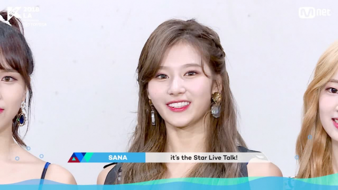 [KCON 2018 LA] Star Live Talk with #TWICE