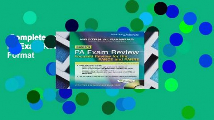 Complete acces  Davis  Pa Exam Review 2e  Any Format