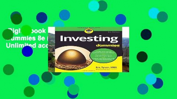 Digital book  Investing For Dummies 8e (For Dummies (Lifestyle)) Unlimited acces Best Sellers