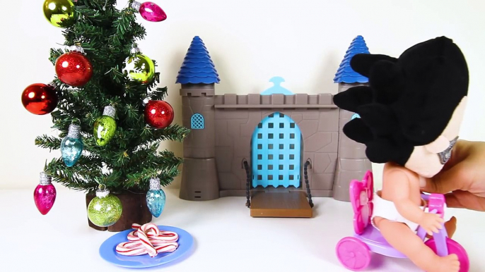 PJ Masks Romeo Writes Santa Christmas List with Trolls Movie Toys from Smurfs Kids