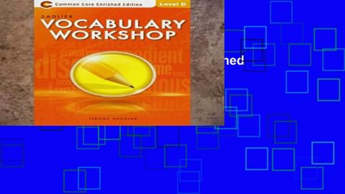 View Vocabulary Workshop: Enriched Edition: Student Edition: Level D (Grade 9) Ebook Vocabulary