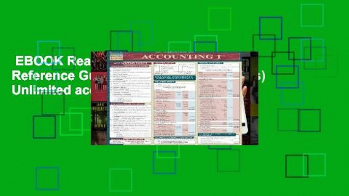 EBOOK Reader Accounting 1: Reference Guide (Quickstudy: Business) Unlimited acces Best Sellers