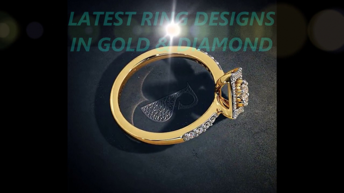 LATEST RING DESIGNS IN GOLD & DIAMOND, ENGAGEMENT RING FOR GIRLS, GOLD & DIAMOND JEWELLERY