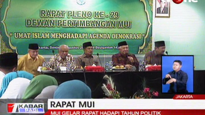 Dihadiri Jusuf Kalla, MUI Gelar Rapat Pleno Bahas Politik