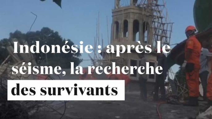 Indonésie : les secours recherchent toujours des survivants après le séisme