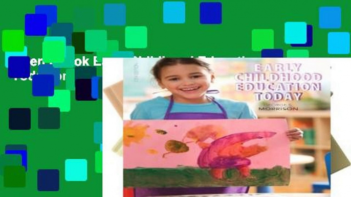 Open Ebook Early Childhood Education Today online