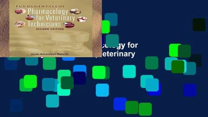 Trial New Releases  Fundamentals of Pharmacology for Veterinary Technicians (Veterinary