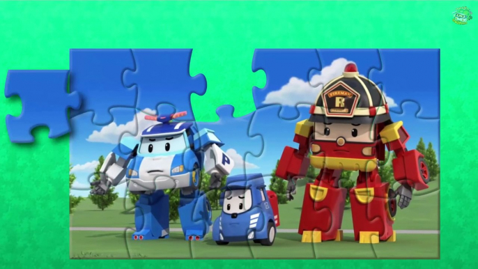 Мультик Пазлы для детей Робокар Поли Car Puzzle Robocar Poli