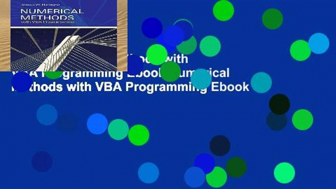 View Numerical Methods with VBA Programming Ebook Numerical Methods with VBA Programming Ebook