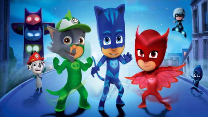 Patrulla Canina se Transforma en Personajes de PJMasks