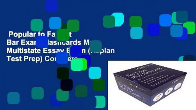 Popular to Favorit  Bar Exam Flashcards Mee: Multistate Essay Exam (Kaplan Test Prep) Complete