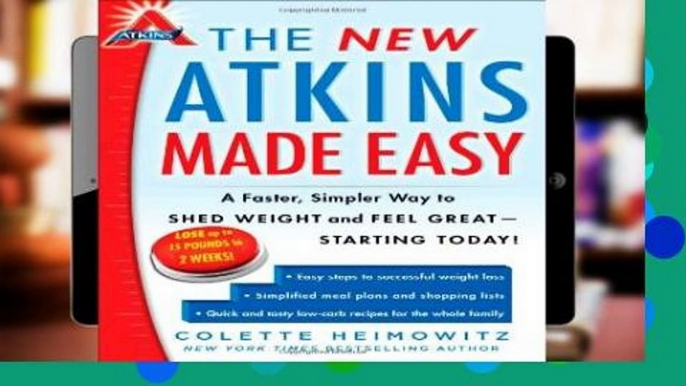 AudioEbooks The New Atkins Made Easy: A Faster, Simpler Way to Shed Weight and Feel
