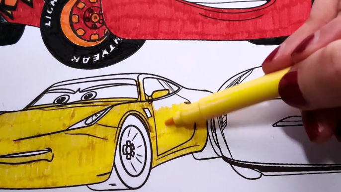 CARS 3 COLORING PAGES 2 | HOW TO DRAW COLOR CARS | COLORING VIDEOS FOR KIDS