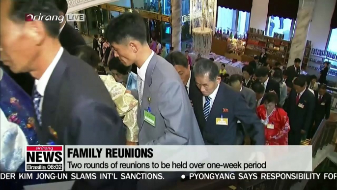 South and North Korean families to spend 11 hours together over three days at family reunions