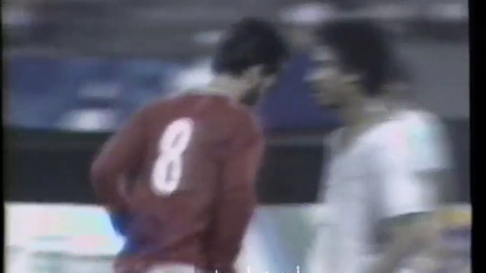 الشوط الثاني مباراة السعودية و ايران 1-1 نصف نهائي كاس اسيا 1984