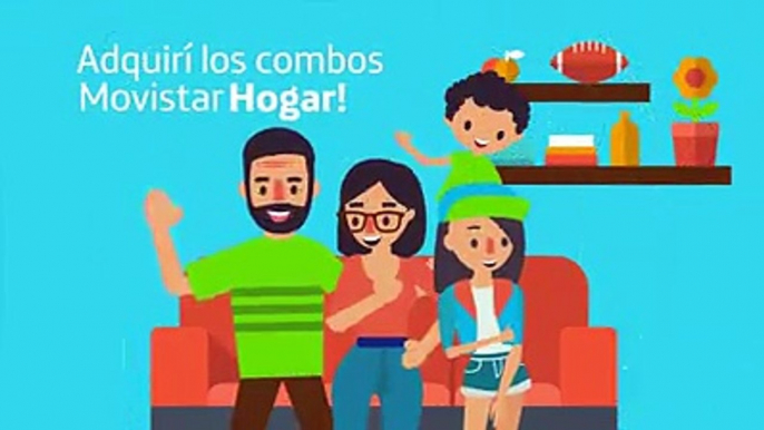 Todo lo que te gusta en un sólo combo. ¡Elegí Movistar Hogar! y disfrutá de Internet Hogar LTE, Movistar TV HD y Línea Fija ☎